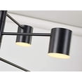 thumbnail image 3 of Bethel A TWO TIER BLACK METAL FRAME LED CEILING FIXTURE WITH WHITE DIFFUSERS, 3 of 3
