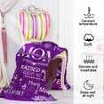 thumbnail image 5 of Gifts for Mom from Daughter Son on Mothers Day, Throw Blanket, Mom Gifts, Mom Gifts from Daughters, Gift for Mom, Birthday Gifts for Mom, Presents for Mom, Throw Blankets for Mom, 50"×60"(Purple), 5 of 6