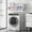 White, variant on Zehiseta Space Saving Bathroom Storage Unit 2 Tier Over Washing Machine Rack with Side Hooks