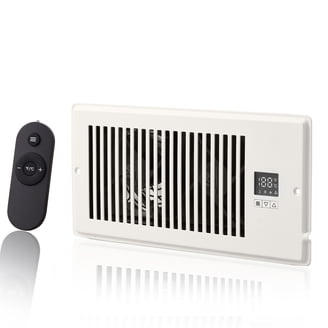 Ventilateur Booster Silencieux Pour Bouches D’aération 6x10 Pouces - 10 Vitesses, Télécommande, 18 DB, 200 CFM, Neuf