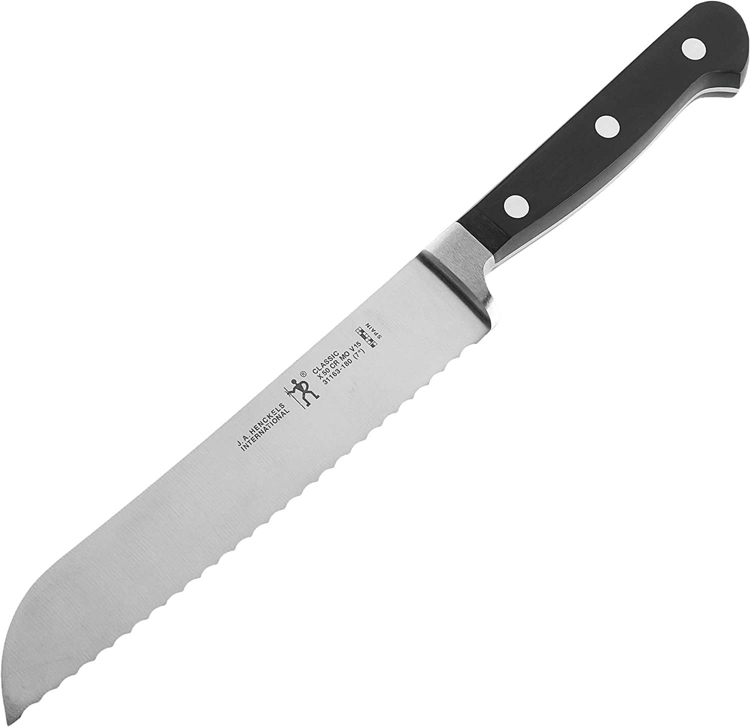 HENCKELS Classic RazorSharp 7inch Bread Knife, Cake Knife, German