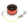 thumbnail image 4 of Lipstore Bobine de Plongée avec Vis à Double Extrémité en Acier Inoxydable et Enrouleur Noir, 4 of 8