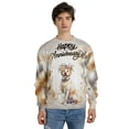 thumbnail image 4 of Happy Anniversary Labrador Retriever Celebrates Wedding Love Family Party All Over Print 3D Sweatshirt Unisex Merch Lab Dog Lover Gifts - 01015, 4 of 6