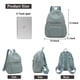 thumbnail image 2 of Pealwel Mini Mochila Monedero para Mujer, Pequeñas Mochilas de Nylon para Damas Mochilas Mujer Bolsa de Viaje antirrobo, 2 of 5