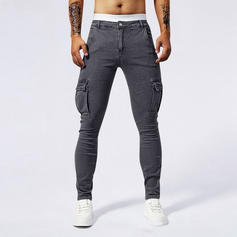 Boohooman Men's Side Tape Jeans Boohooman-designer Buy Men's