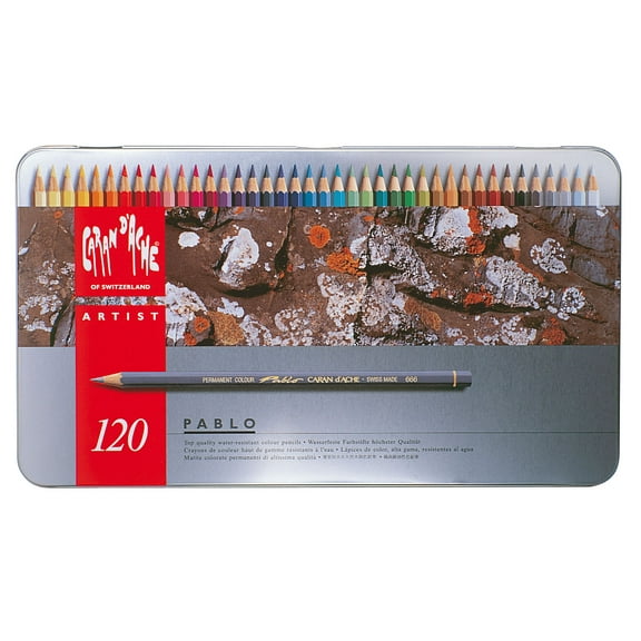 Caran d’Ache, Pablo Permanent Colored Pencils, 120 Colors