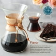thumbnail image 4 of Chemex Cafetière à Verser - Série Soufflée à la Main - 5 Tasses - Emballage Exclusif, 4 of 8