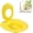 Yellow, variant on Cat Toilet Training Kit, Cat Toilet Trainer Kit with Suction Cups, PP Material Litter Box Replacement, Trainig Seat Tool, Easy to Clean & Install, Eco-Friendly Design for Pet Hygiene (Yellow)
