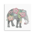 thumbnail image 3 of 40" Floral Elephant Canvas Wall Art, 3 of 3