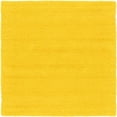 thumbnail image 1 of Unique Loom 3127871 8 ft. 2 in. x 8 ft. 2 in. Solid Shag Square Rug, Tuscan Sun Yellow, 1 of 2
