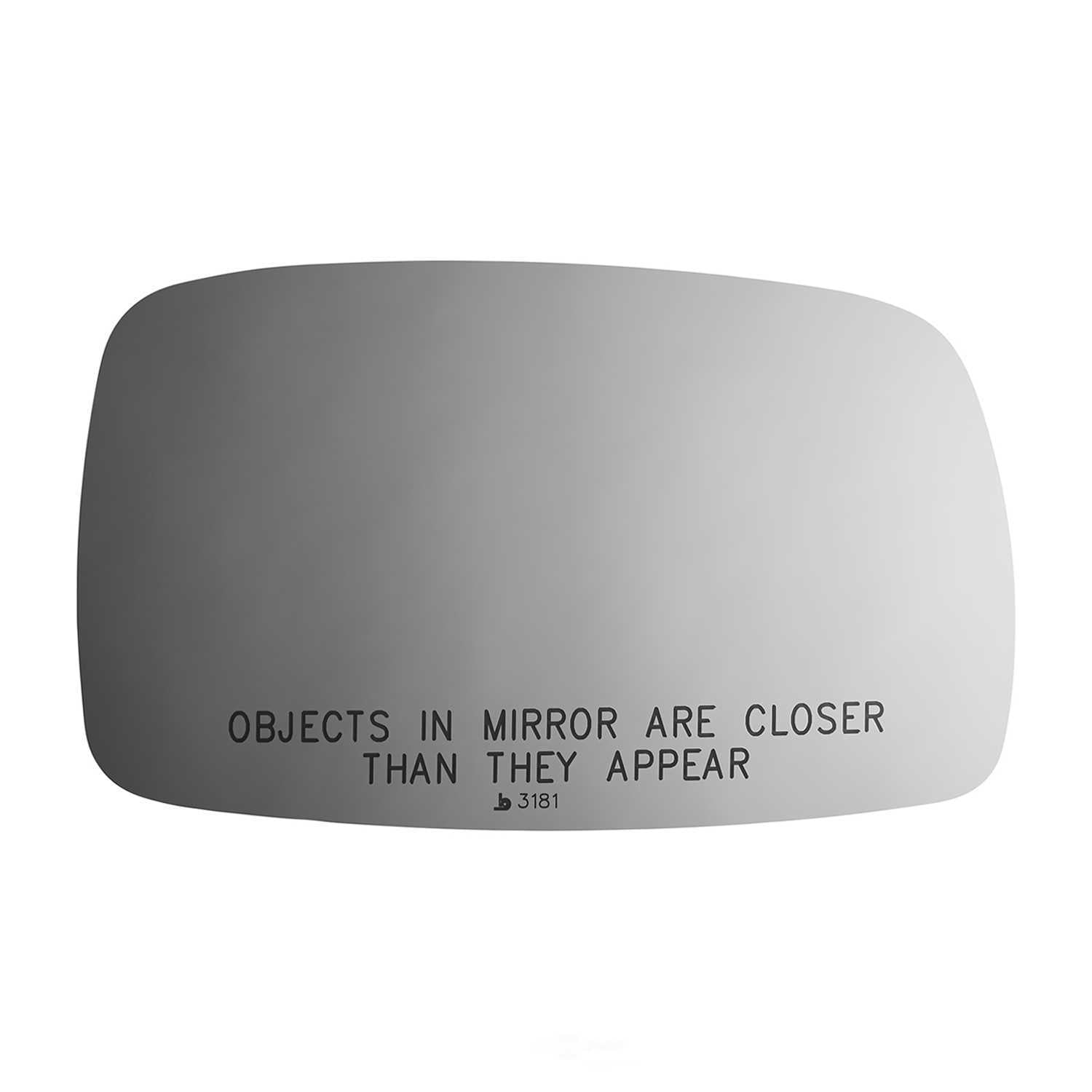 Burco Side View Mirror Replacement Glass - Clear Glass - 3181