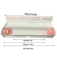 RXMEKW Storage for Plastic Wrap and Foil Plastic Wrap Cutter Household