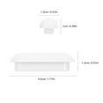 thumbnail image 2 of SEWCHICS 6Pcs Washable Toilet Seat Cover Pads White Anti Wobble Cushion Accessories, 2 of 8