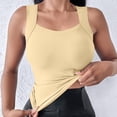 thumbnail image 6 of Posijego Womens Basic Tank Tops with Bra Athletic Workout Tank Tees Summer Casual Camisole Sleeveless Shirts for Ladies, 6 of 8