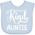 thumbnail image 3 of Inktastic Gift for Aunts | One of a Kind Auntie (white) Girls Baby Bib, 3 of 4