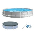 thumbnail image 1 of Intex 26711EH 12ft x 30in Prism Above Ground Pool Set w/ Cover & Maintenance Kit, 1 of 9