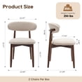 thumbnail image 4 of AFO 7 Pieces Extendable Dining Table Set for 6, 47″- 63″ Round to Oval Wood Kitchen Table with 6 Upholstered Chairs, Space-Saving Drop Leaf Kitchen Table for Small Spaces, Natural, 4 of 12