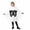 White, variant on LILIYA Ghost Cloak Outfit Boy Girl Hooded Cloak Halloween Cos Clothes Spooky Capes Playful Home Wear