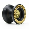 thumbnail image 1 of C3yoyodesign Speedaholic XX Yo-Yo - Polycarbonate Plastic Beginner YoYo (Black with Gold Hub - Rei Edition), 1 of 3