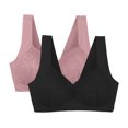 thumbnail image 1 of LOVZFMLL Bras for Women Woman's Large Size Comfortable Breathable Bra Underwear No Rims Multicolor 2XL, 1 of 4