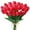 Red, variant on Morttic 8 Pcs Artificial Tulips Flowers Real Touch PU Tulips Arrangement Bouquet for Home Room Office Party Wedding Decoration (Red)