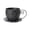 Black, variant on Tea Cup Planter, Elegant Floral Cutout Pattern Flowerpot, Decorative Flower Pot for Indoor Outdoor Use Home Garden Living Room Decor