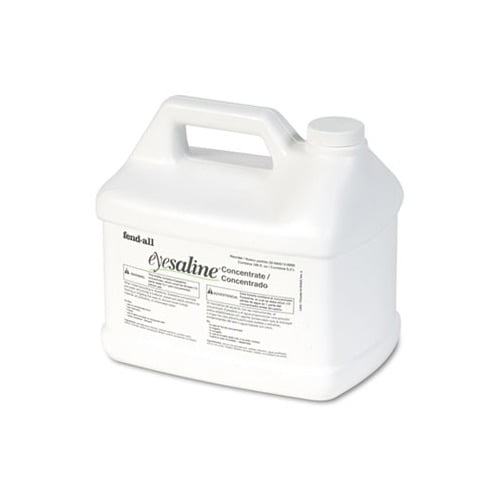 Fendall Eyesaline Stream II Eyewash Station Refill 180 oz Bottles, 4