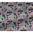 thumbnail image 4 of oneOone Cotton Jersey Medium Purple Fabric Brush Stroke Abstract Dress Material Fabric Print Fabric By The Yard 58 Inch Wide, 4 of 4