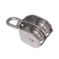 thumbnail image 2 of Lifting Hooks, Clamps Shackles M32 Swivel Stainless Steel 304 Double Pulley Block Fixed Pulley Lifting, 2 of 3
