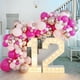 thumbnail image 3 of Globos de fiesta Bezente de látex rosa intenso, 5 pulgadas, paquete de 150, 3 of 6