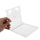 thumbnail image 3 of 6 estuches transparentes para CD: cajas de exhibición transparentes para CD con compartimentos delgados para almacenar dos discos, ideales para el hogar y la oficina, 3 of 8