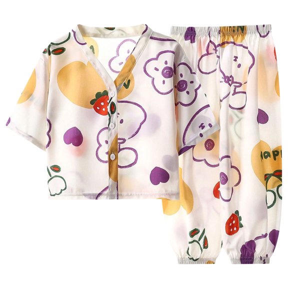 Duqingm 2Pcs Baby Girls Outfits 6 12 18 24 Months 2T 3T 4T 5T Toddler Boys Outfit Sets Fall Children Top Sweatpants Casual Sets Clothing Sets Homewear & Dailywear Set,2-3 Years