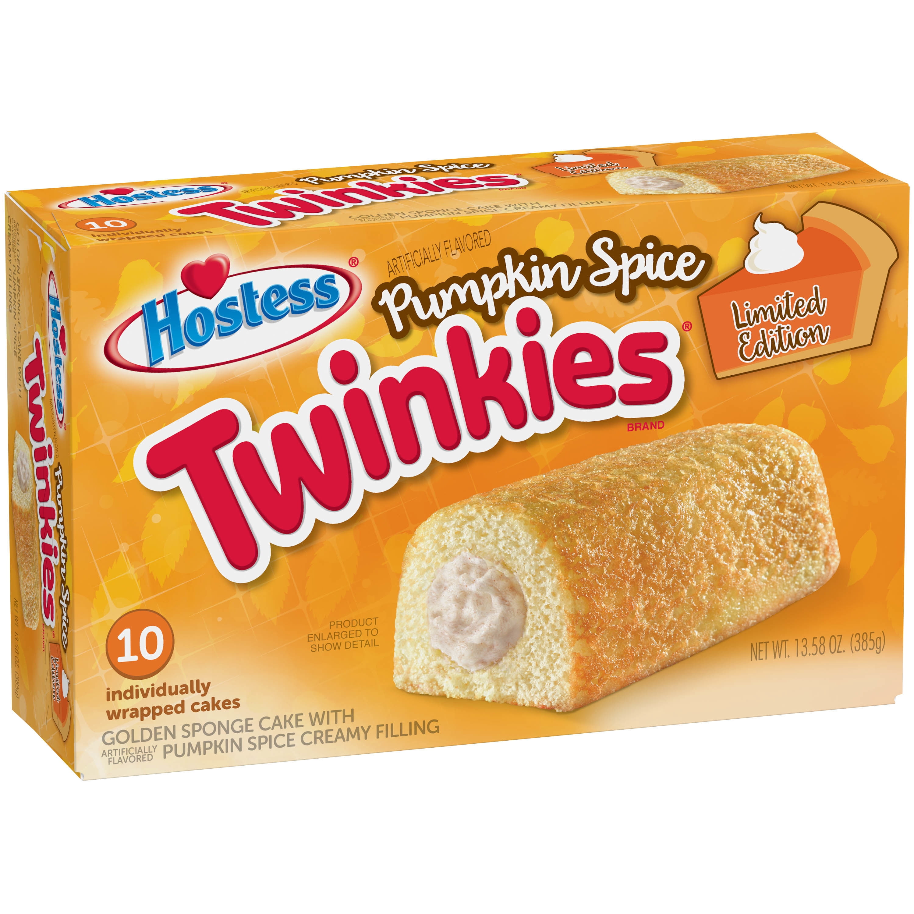 HOSTESS Pumpkin Spice Flavored TWINKIES, 10 count, 13.58 oz