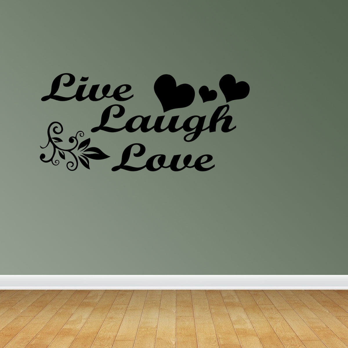Live Laugh Love Wall Decal Embellishment Wall Decal Sticker Art Mural PC411