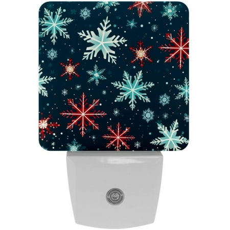 

Christmas snowflakes LED Square Night Lights - Compact and Multifunctional Illumination Solution for Any Space!