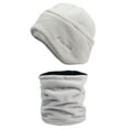 thumbnail image 2 of Dyfzdhu Women Men Winter Knit Warm Hats Scarf Dual PurposeHat Ear Protection Windproof Hat Grey, 2 of 5