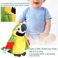 thumbnail image 3 of Juguete eléctrico de loro - Juguete parlante - Peluche - Con función de grabación y reproducción - Peluche para niños y niñas (verde), 3 of 5