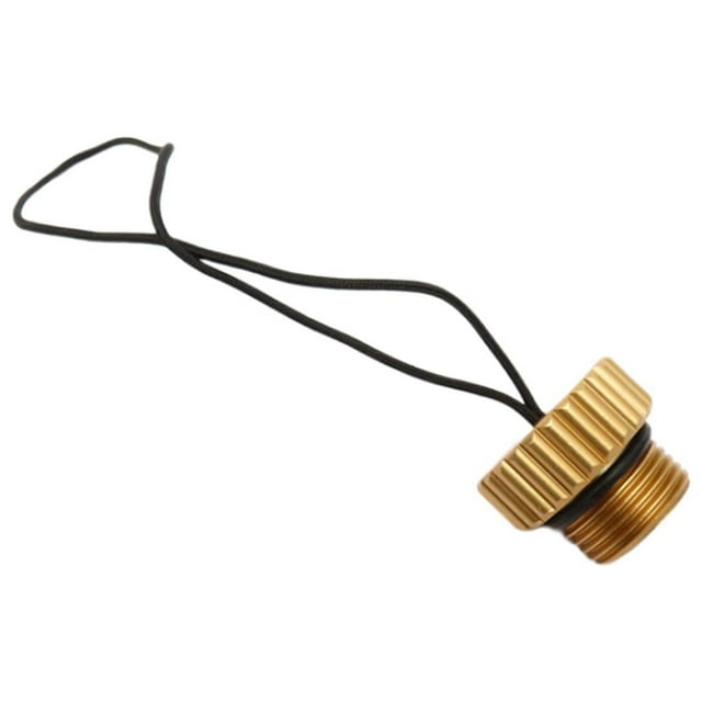Almencla Régulateur de Plongée sous-Marine Din Valve de Réservoir Bouchon Fileté Anti-Poussière, pour Din Premier Doré
