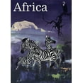 thumbnail image 2 of Vintage Apple Collection 11x14 Black Ornate Wood Framed with Double Matting Museum Art Print Titled - africa_zebras, 2 of 4