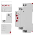 thumbnail image 3 of Liquid Level Control Relay GRL8-02 Model Sensitivity Adjustable 2-Level Control 24-240V AC DC 35mm DIN Mount LED Indicators AC1/24VDC for Pool Water Tower with Action Time Delay, 3 of 7