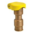 thumbnail image 2 of Underhill Quick Coupler Valve, Single Slot 3/4-Inch FPT Inlet, Sprinkler Garden Irrigation System, Solid Brass, High Visibility Rubber Cover, QV-075R, 2 of 4