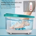 thumbnail image 4 of Foot Spa Bath Massager with 6 Motorized Rollers, Heat, Bubbles & Vibration, Digital Temperature Control, Pedicure Grinding Stone, 4 of 7