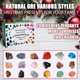 thumbnail image 5 of Calendario de Adviento de Navidad, Calendario de Cuenta Regresiva de Navidad de 24 Días de Crystal Ore, Caja de Regalo de Minerales, Calendario de Adviento de Juguete, 5 of 5