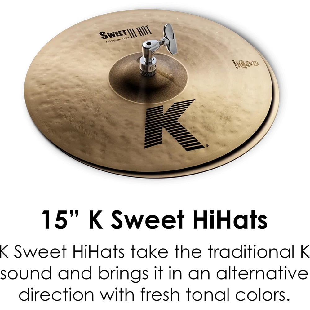 Zildjian K Sweet Cymbal Pack with Hi-Hats, Crashes and Rides