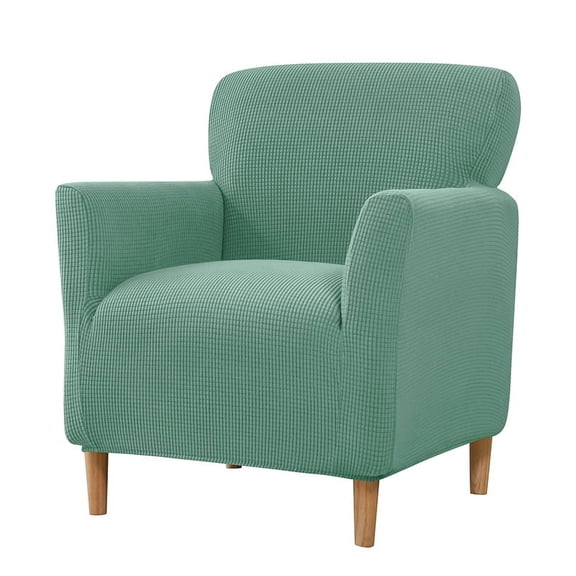 Namzi Armchair Slipcovers, 1 Piece Stretch Slipcover for Chairs with Arms Chair Slipcover, Armchair Cover Durable Furniture Protector for Home Decoration,Light Green