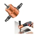 thumbnail image 4 of Labymos Double Tip Sheet Metal Cutting Nibbler Metal Saw Cutter 360 Degree Adjustable Drill Attachment, 4 of 8
