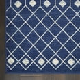 thumbnail image 4 of Nourison Grafix Moroccan Navy 3'9" x 5'9" Area Rug, (4x6), 4 of 8