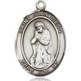thumbnail image 3 of Extel Medium Oval Pewter St. Juan Diego Medal, Made in USA, 3 of 10