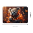 thumbnail image 3 of Front Door Mat Indoor Outdoor Outside Entrance - 16*24in Washable Cute Maple Leaf Koala Thin Bathroom Rugs Fit Under Door, Bath Rugs for Bathroom, Kitchen Rugs Mats for Floor, 3 of 6