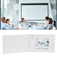 thumbnail image 3 of Video Greeting Card, HD 720P Electronic Blank Video Book with LCD Screen, Rechargeable Battery, Reusable Video Display for Birthday Wedding Anniversary, 3 of 7